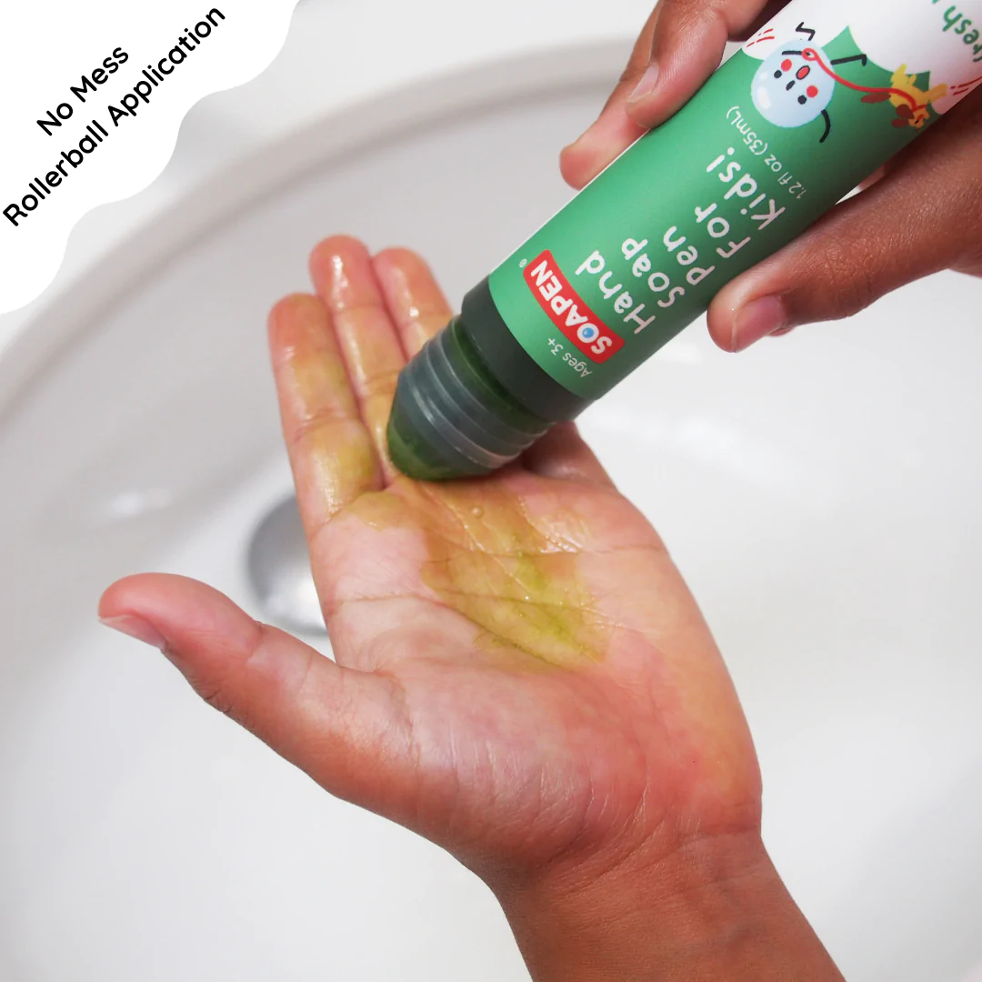 SOAPEN Kids' Roll-On Hand Soap | As Seen on Shark Tank | Fun, Colorful Soap Pen | Encourages Proper Handwashing