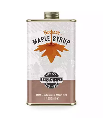 Parker's Real Maple Syrup, Original, 8 Ounce Tin