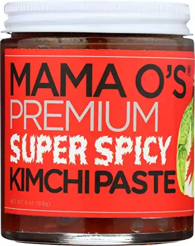 Mama O's, Kimchi Paste Super Spicy, 6 Ounce