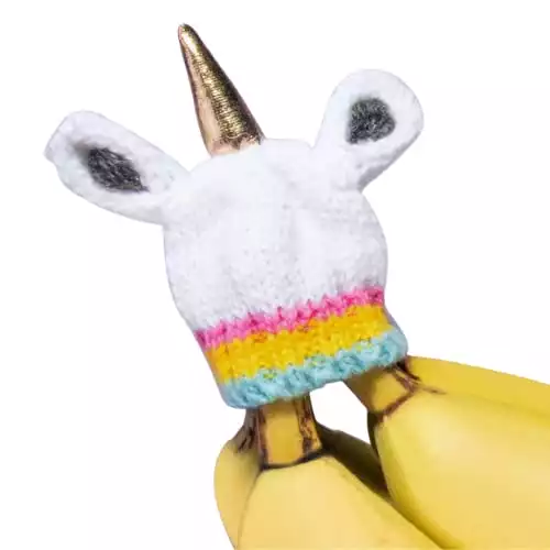 Nana Hats Banana Preserver | Keep Bananas Fresher For Longer | Includes Standard Size BPA-Free Silicone Cap With Magnet | Unicorn