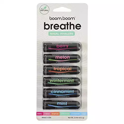 Aromatherapy Nasal Stick (6 Pack) by BoomBoom