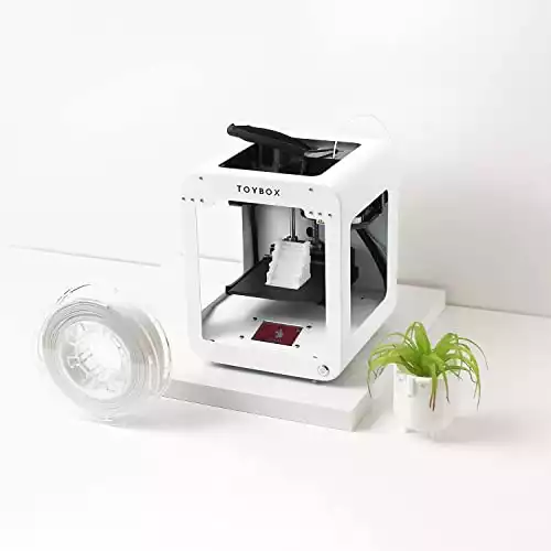 Toybox 3D 1-Touch Kid-Friendly Childrens Toy Printer and 1 Coconut Printer Food Starter Bundle