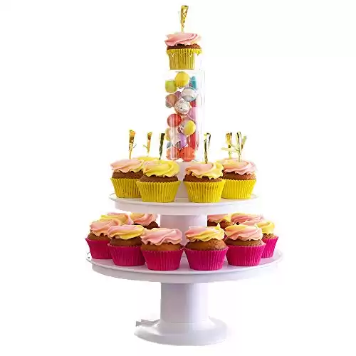 Surprise Cake - 2 in 1 Popping Cake and Cupcake Stand - Pull-Ring Surprise