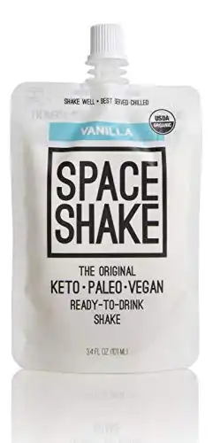 Space Shake Ready-To-Drink Shake, Paleo-Friendly, Vegan, Vanilla, 3.4oz, Pack of 6