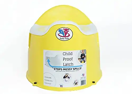 Potty Safe-Potty Training Toilet with Child Proof Latch