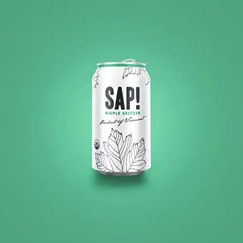 Sap! Maple Seltzer Water – Case of 24 – USDA Organic Gluten Free Non-GMO – Delicious alternative with only 40 calories – low glycemic and contains electrolytes and 46 natural nutrients