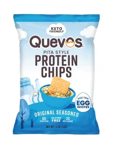 Quevos Protein Chips - The Original Egg White Chip
