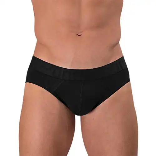 Rounderbum | Mens Underwear – Black Mens Boxer Briefs - Size Large