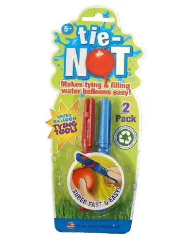 TIE-NOT Water Balloon Tying Tools 2 Pack