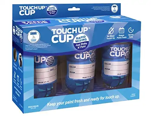 Touch Up Cup Empty Plastic Paint Storage Containers with Lids