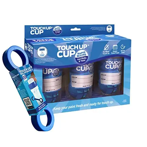 Touch Up Cup Paint Storage Containers and Paint Roller Cleaner Tool