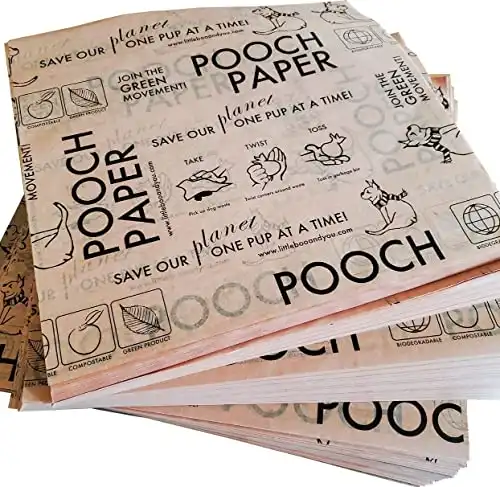 Pooch Paper - Biodegradable  Dog Poop Bags