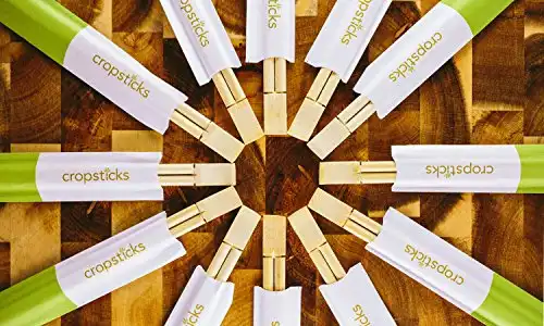 Bamboo Chopsticks From Shark Tank Cropsticks Disposable Multi Packs (100)
