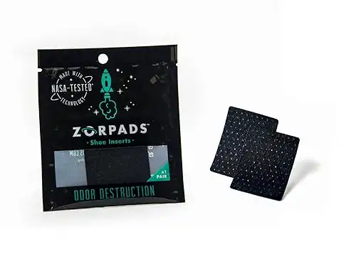 Zorpads Odor Eliminating Shoe Inserts One Pair