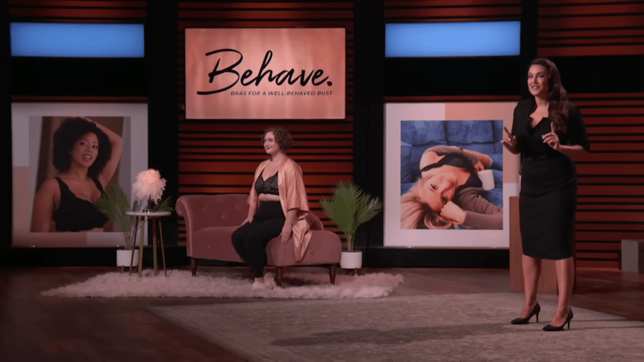 Shark Tank US  Behave Bras Entrepreneur Goes Head To Head With The Sharks  