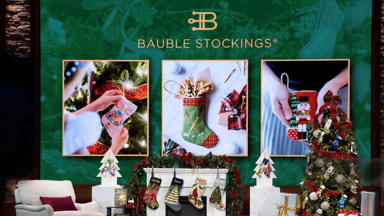 Shark Tank Bauble Stockings Update
