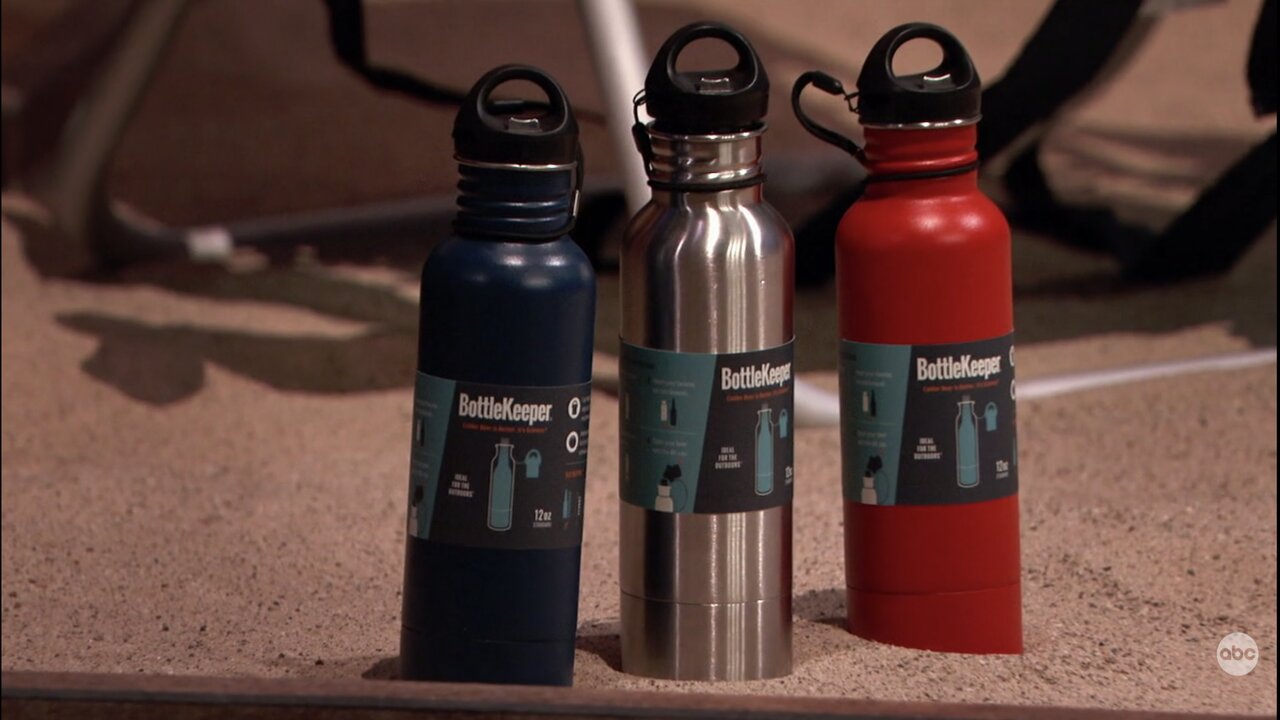 BottleKeeper - The Standard 2.0 - The Original Stainless Steel Bottle  Holder and Insulator to Keep Your Beer Colder (Stainless)
